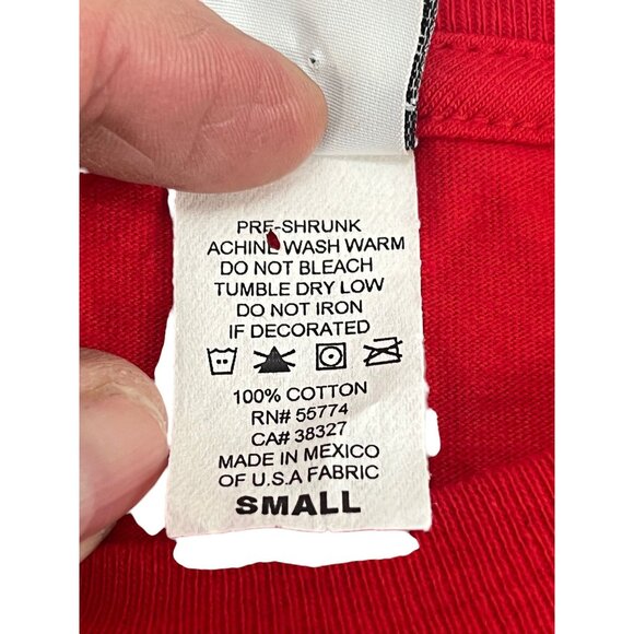 Over The Limit Red Graphic Over the Limit T-Shirt Mens S 100% Cotton Casual Crew - Picture 4 of 13